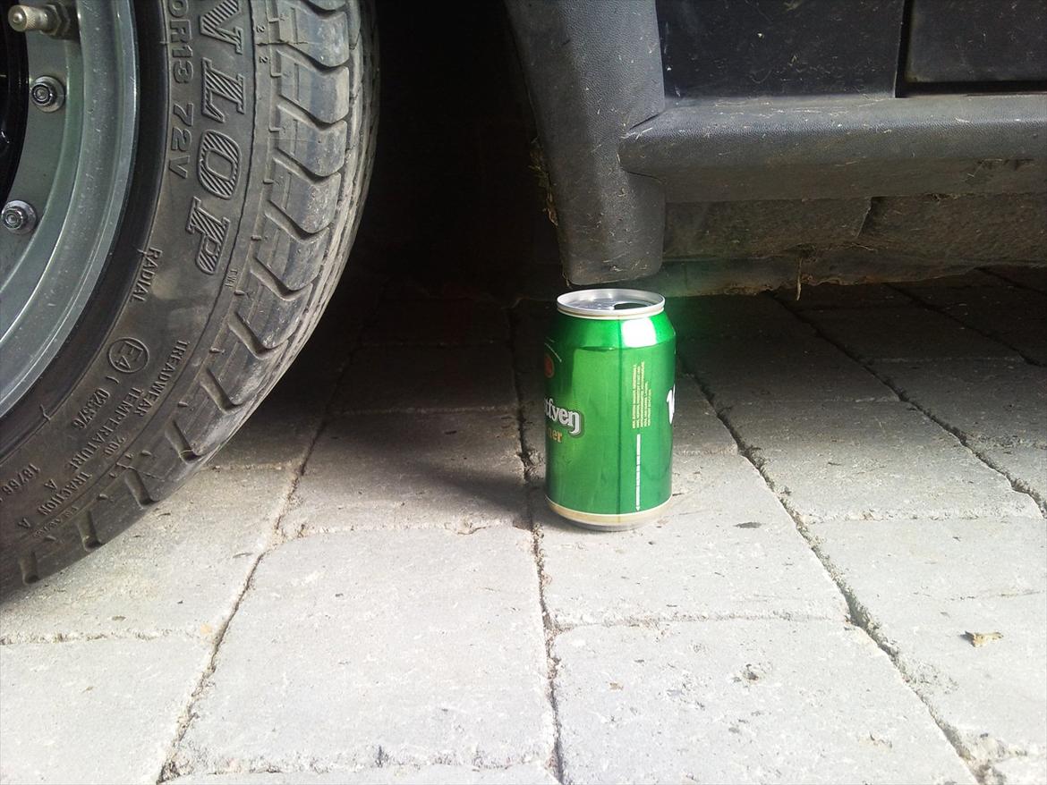 VW Polo Coupé GT (DØD :/ ) - Ret lav efter at have fået smoor på igen, ca 6 cm fra bund til jord. billede 9