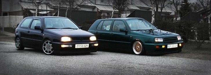 VW Golf III 1,9 TDi (solgt) - musse og hendes bedste veninde. :) billede 3