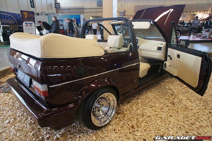 VW Golf 1 Cabriolet LowRider - Elmia 2012 billede 8