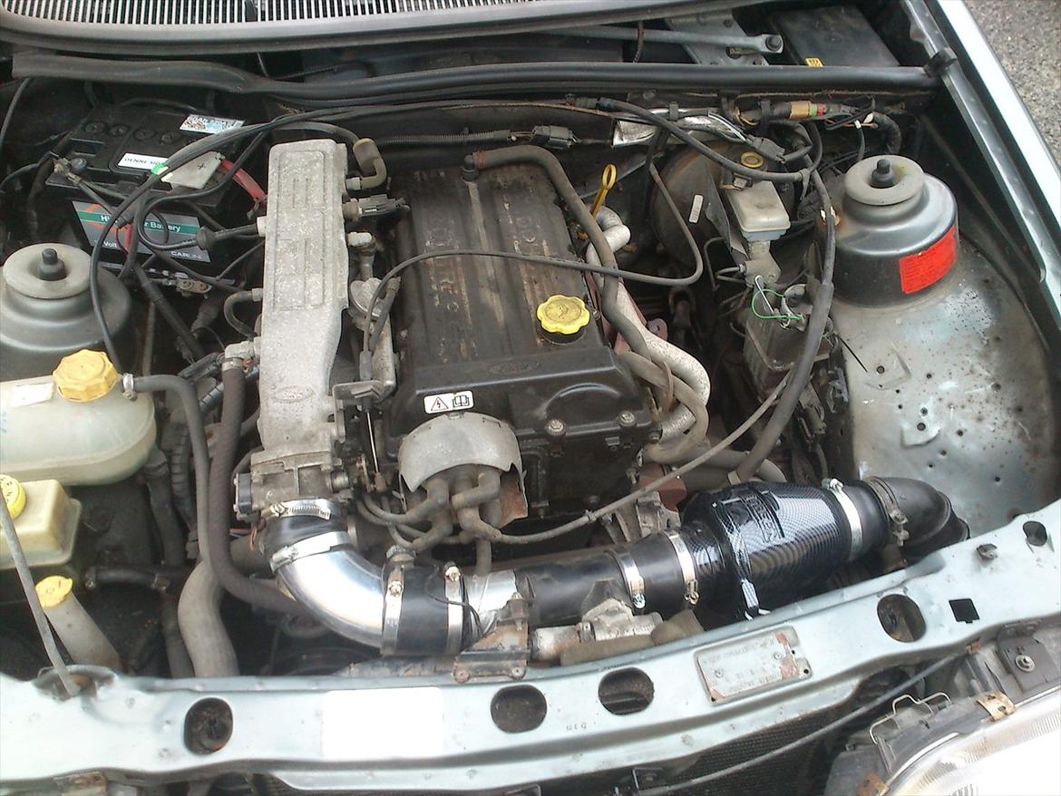 Ford Sierra clx !!!solgt!!! - Green air storm filter med luftslange ned til kofanger! billede 9