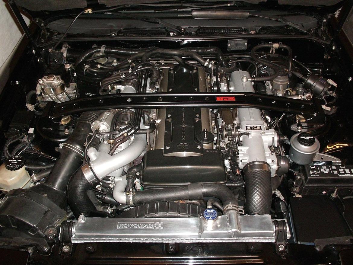 Toyota Supra 3.0 Turbo - 2JZ-GTE - Godkendt - 2JZ GTE med hydrofan fra en JZA70 billede 12