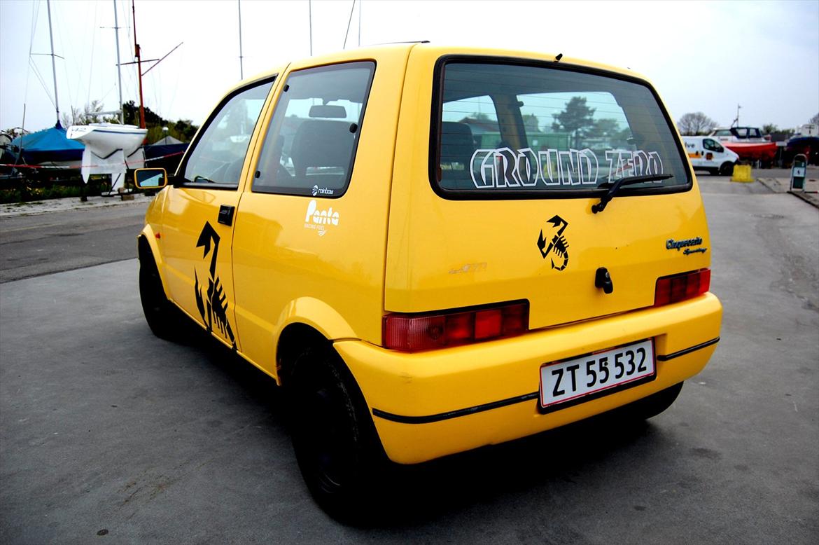 Fiat Cinquecento 1.1 sporting - Ikke verdens flotteste bagende men arbejder på hvordan det skal se ud :) billede 6