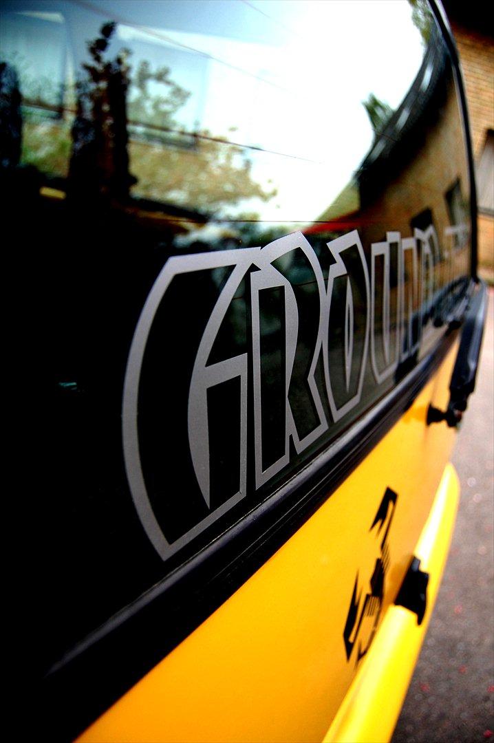 Fiat Cinquecento 1.1 sporting - Ground Zero Sticker samt abarth logo pryder bagdelen billede 7