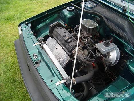 VW polo 2 steilheck - rustfri plade over køleren og manifolden, K&N filter billede 5