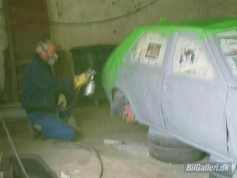 Mitsubishi Colt GLX 8-speed SOLGT  - på vej til at blive pæn nymalet grøn billede 12