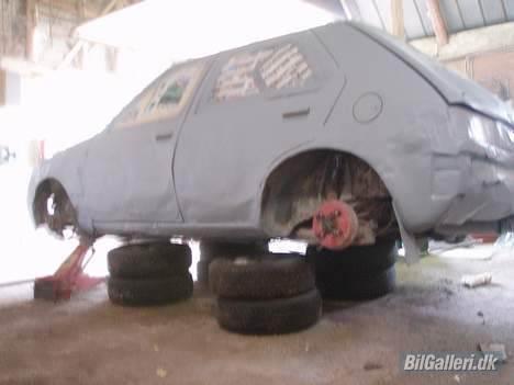 Mitsubishi Colt GLX 8-speed SOLGT  - den er faktisk ikke ret pæn i grå  billede 15