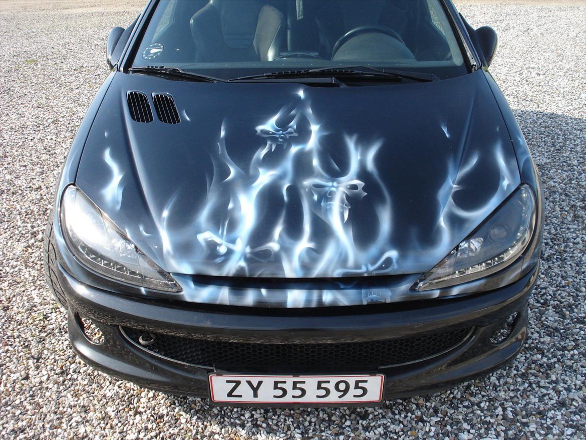 Peugeot 206 Airbrush  billede 5