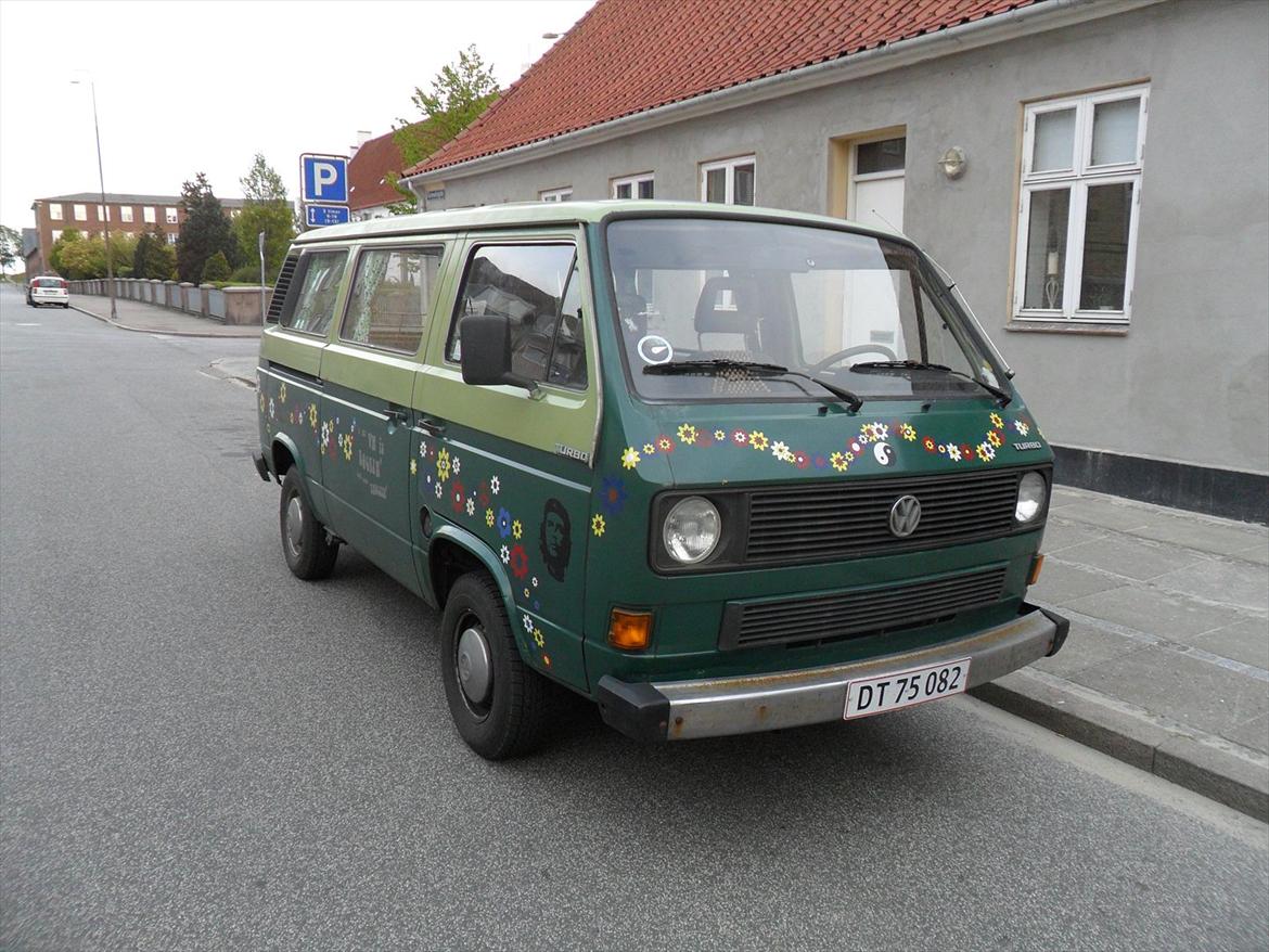 VW t3 caravelle hippie bus billede 2