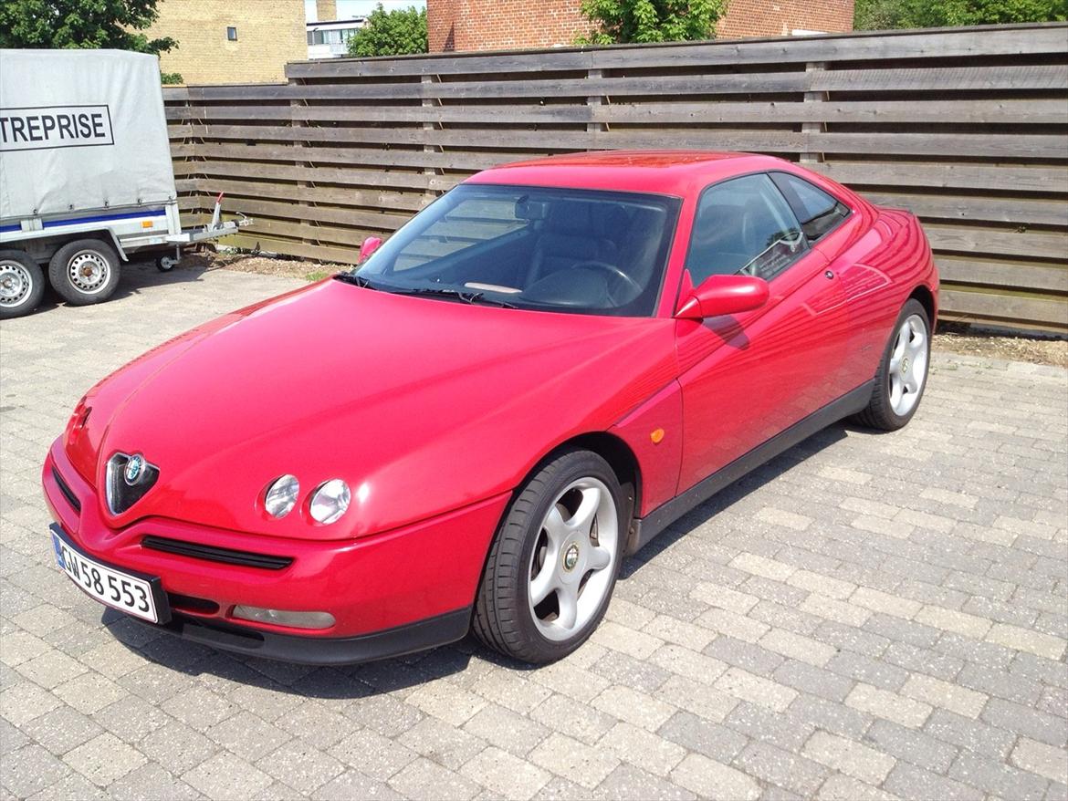 Alfa Romeo GTV 916 - Sommerfælge er monteret ! Originale Zender Monza med Conti Sportcontact 3 billede 2