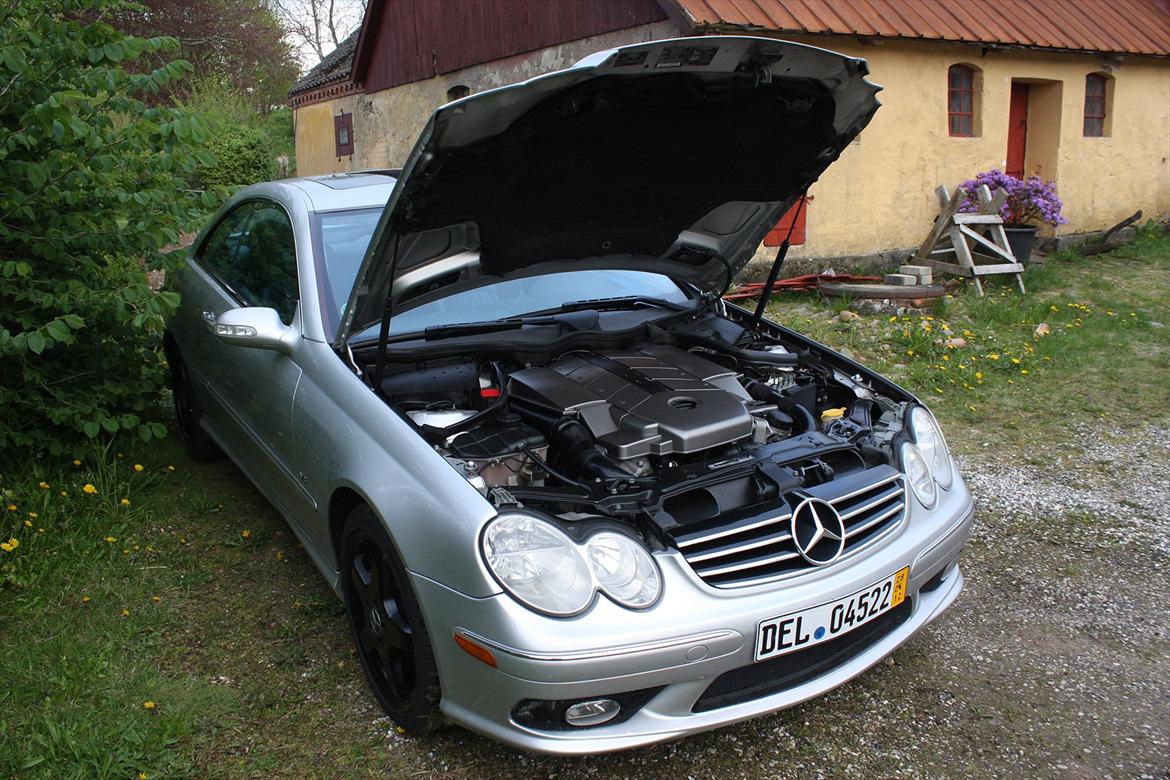 Mercedes Benz CLK 55 AMG " Kleemann" - V8 motor med sportsfilter i org filter kasse  billede 18