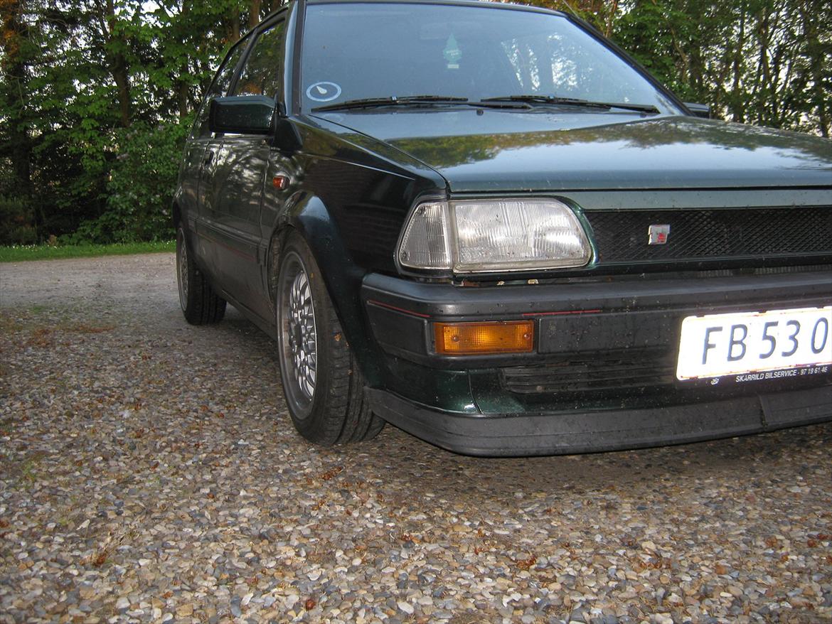 Toyota Starlet Sport ep71 1,3 16v - Sænket hvad den max kan foran ;) billede 3