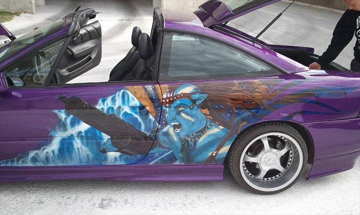 Opel Calibra 2,0i Targa Airbrush billede 9