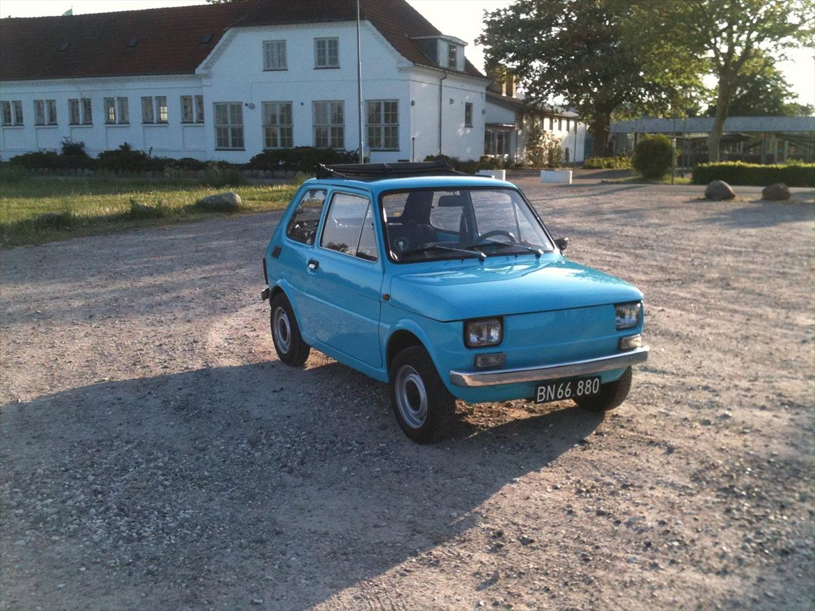 Fiat 126 A - Søndagsbil - Nu med sorte plader maj 2012 billede 1