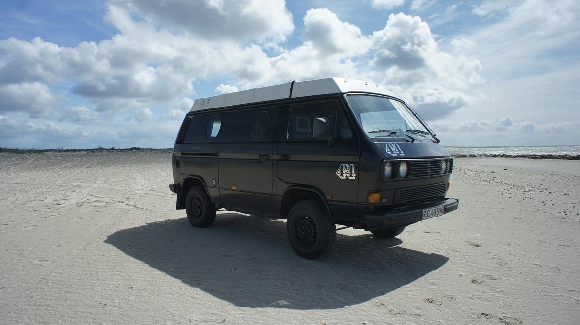 VW T3 Syncro Camper - Var en tur ude langs stranden på vestkysten :) billede 8