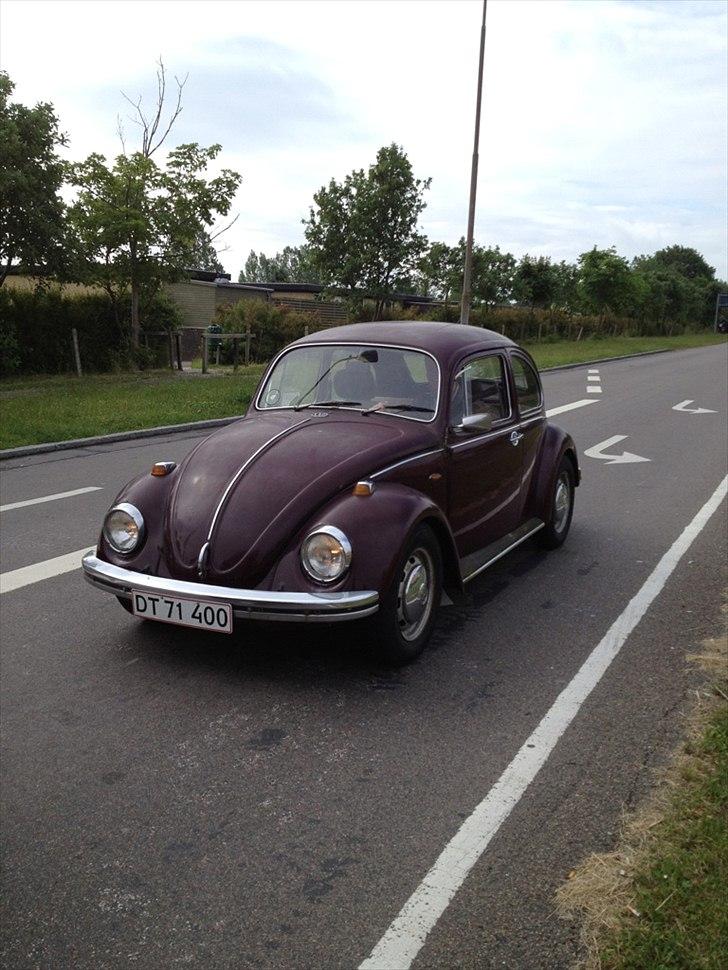 VW Jeans 1200 - På vej hjem i min "nye" Bobbel billede 1