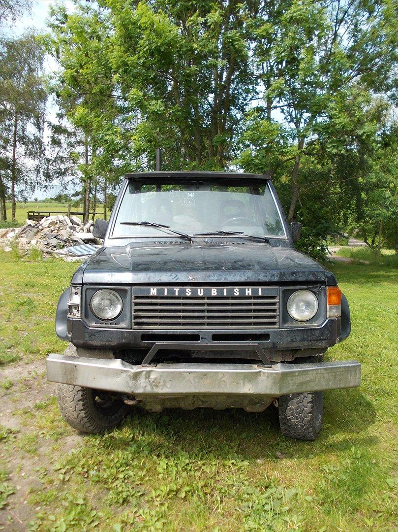 Mitsubishi Pajero død - hjeme lavet solskærm hehe billede 11