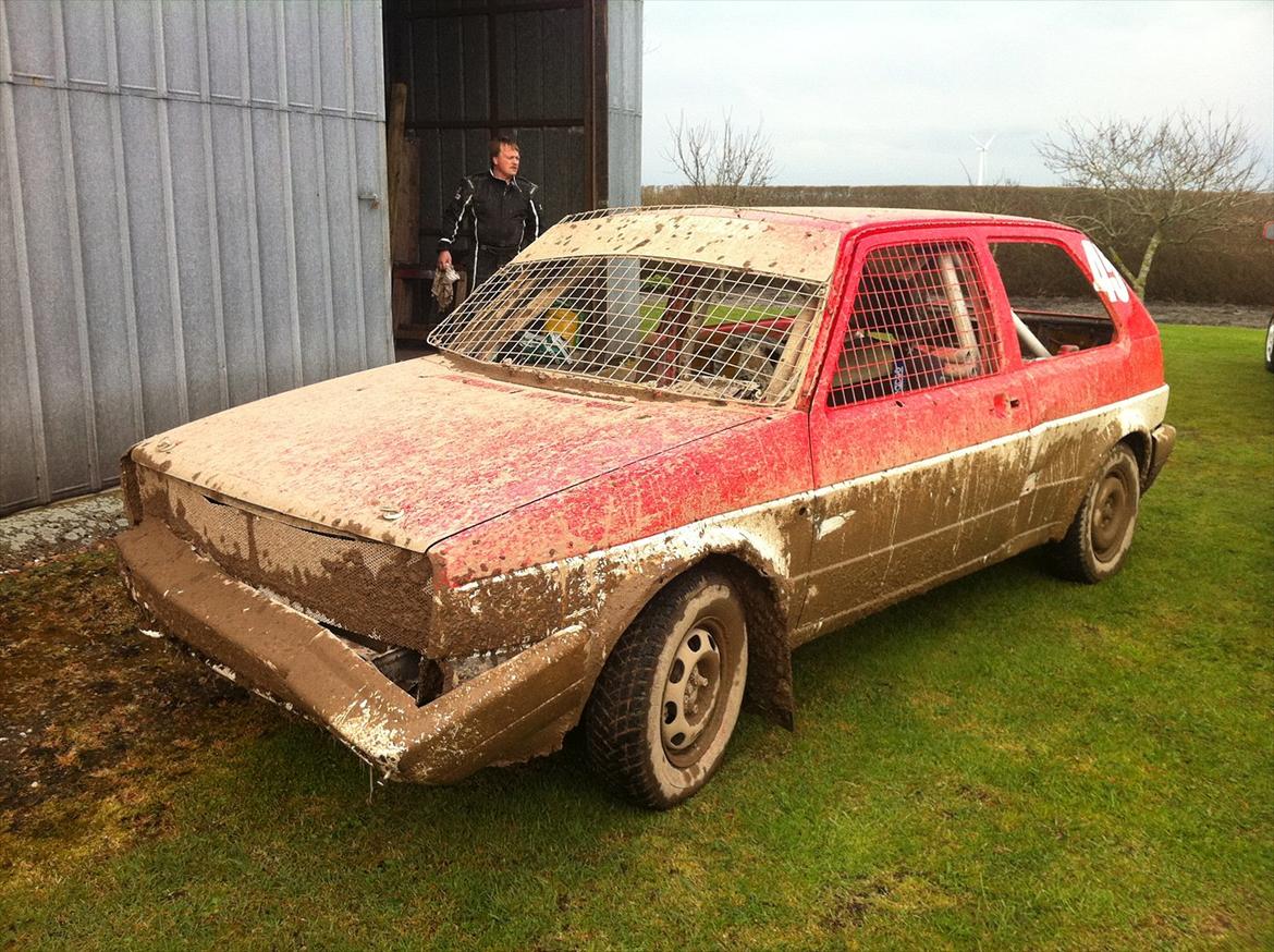 VW golf II 1.3 - hehe efter første løb :) billede 18