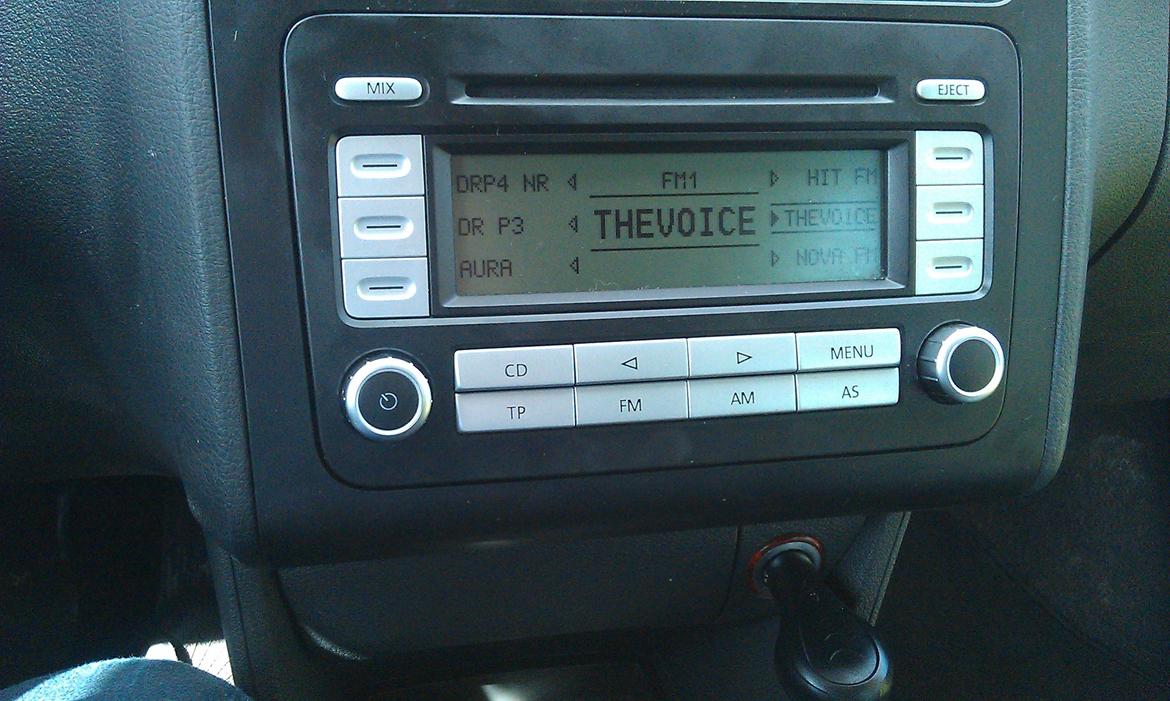 VW Touran - Standart radio billede 11