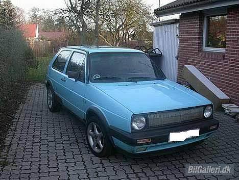 VW Golf 2 diod blå solgt billede 1