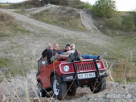 Suzuki SJ 410 Canvas (SOLGT) - Det er sgu hårdt at køre off-road :o) billede 15