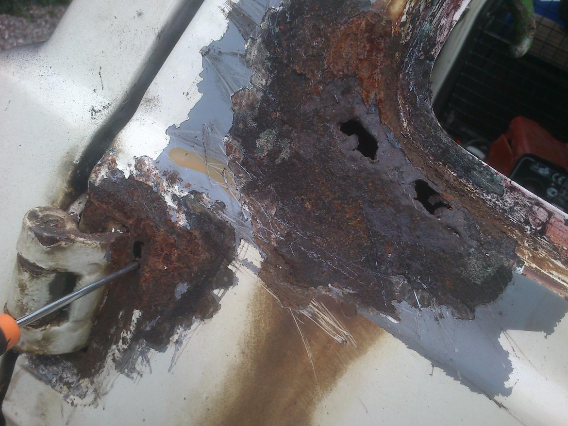 Toyota Landcruiser HJ 60½ 4,0 D-TI 4x4 - Venstre bagdør - FØR billede 18