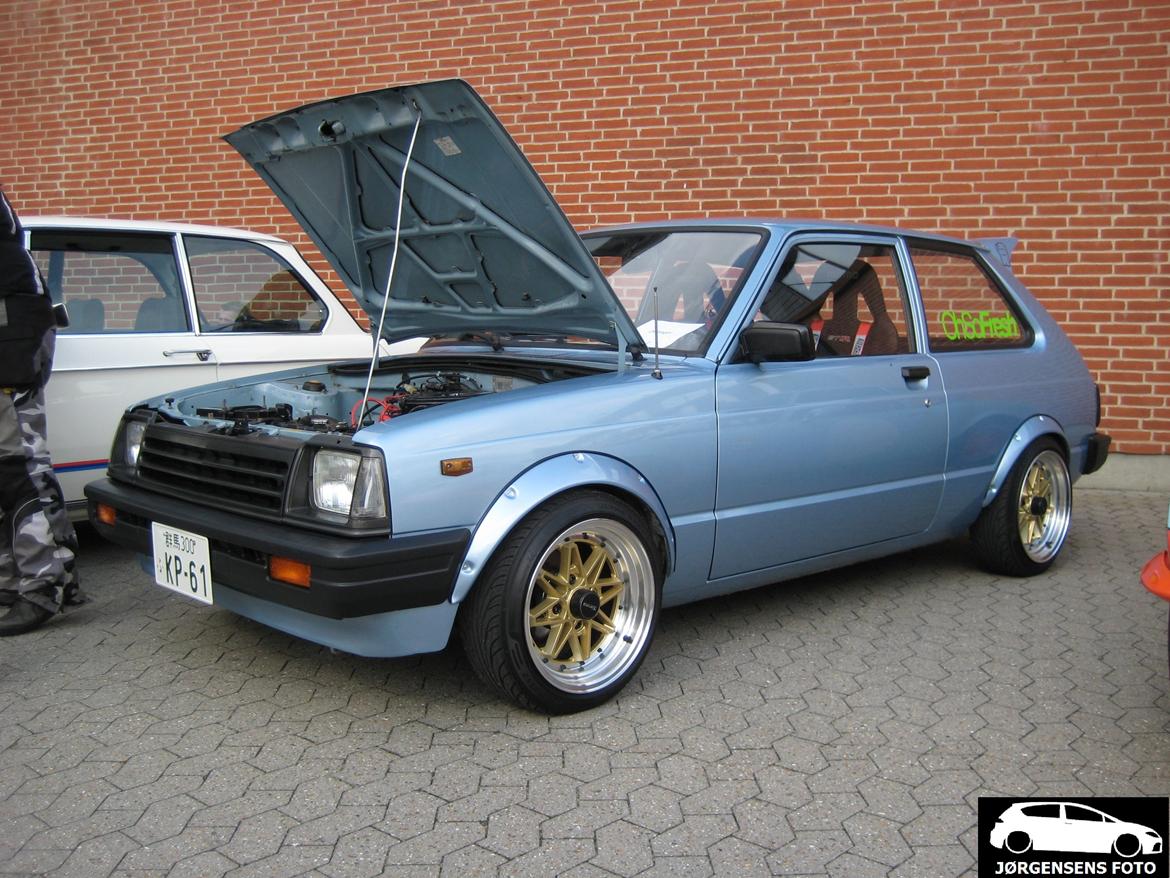 Toyota starlet kp60 - classic car konkurence til Viborg's største træf  billede 1