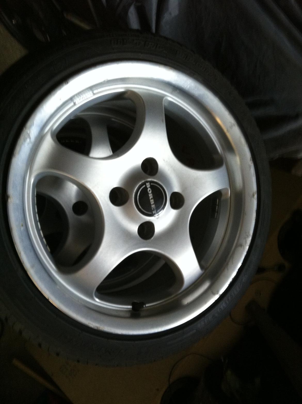 VW lupo 3L - de nye fælge  borbet t 7x15 et 40 mulighvis med spacer i bag :) billede 3