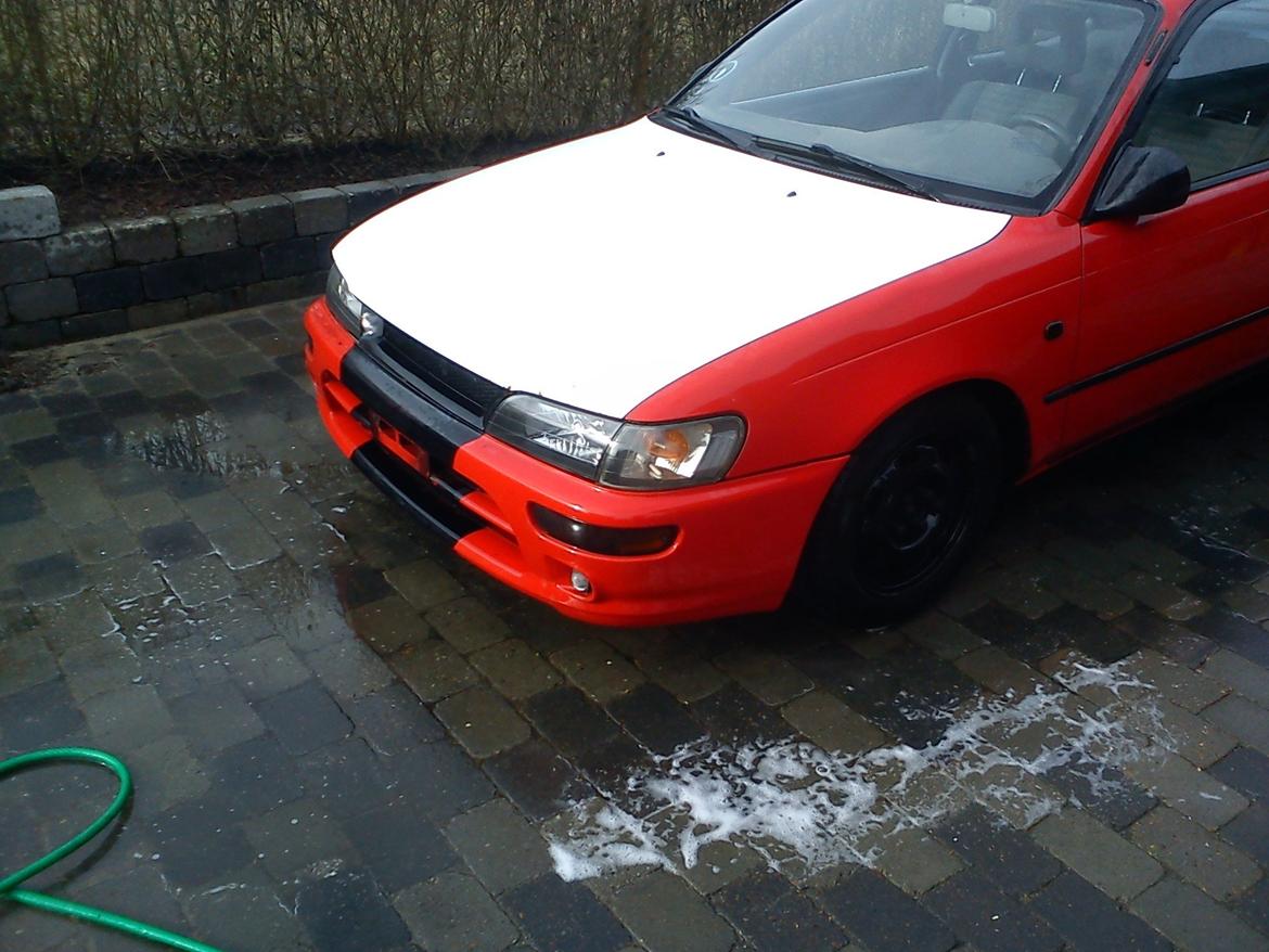 Toyota Corolla e10 1300 16v - som den så ud da jeg hentede den  billede 16