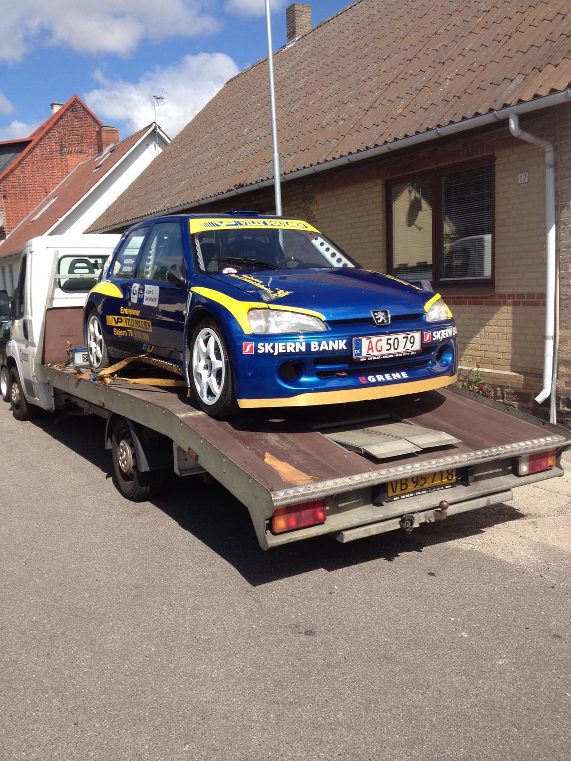 Peugeot 106 Maxi Rallybil - på vej til faarvang billede 2