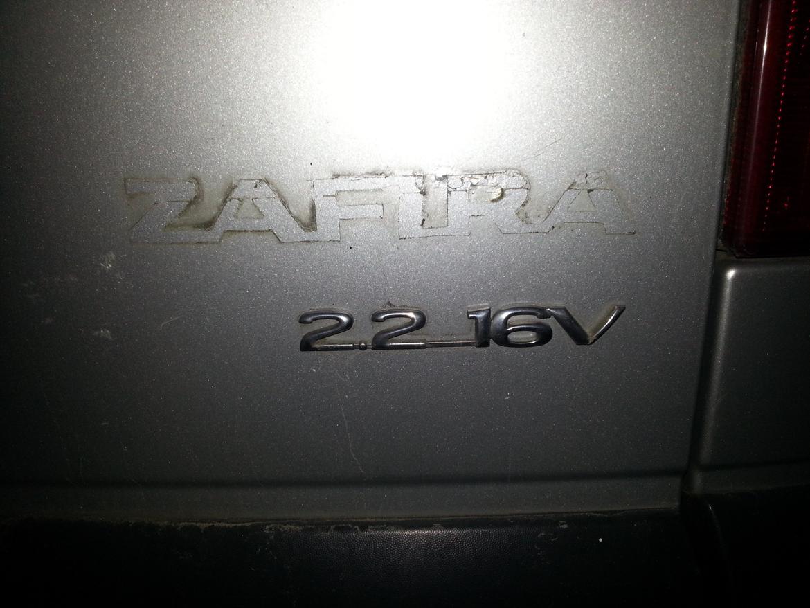 Opel zafira 7 personers billede 10