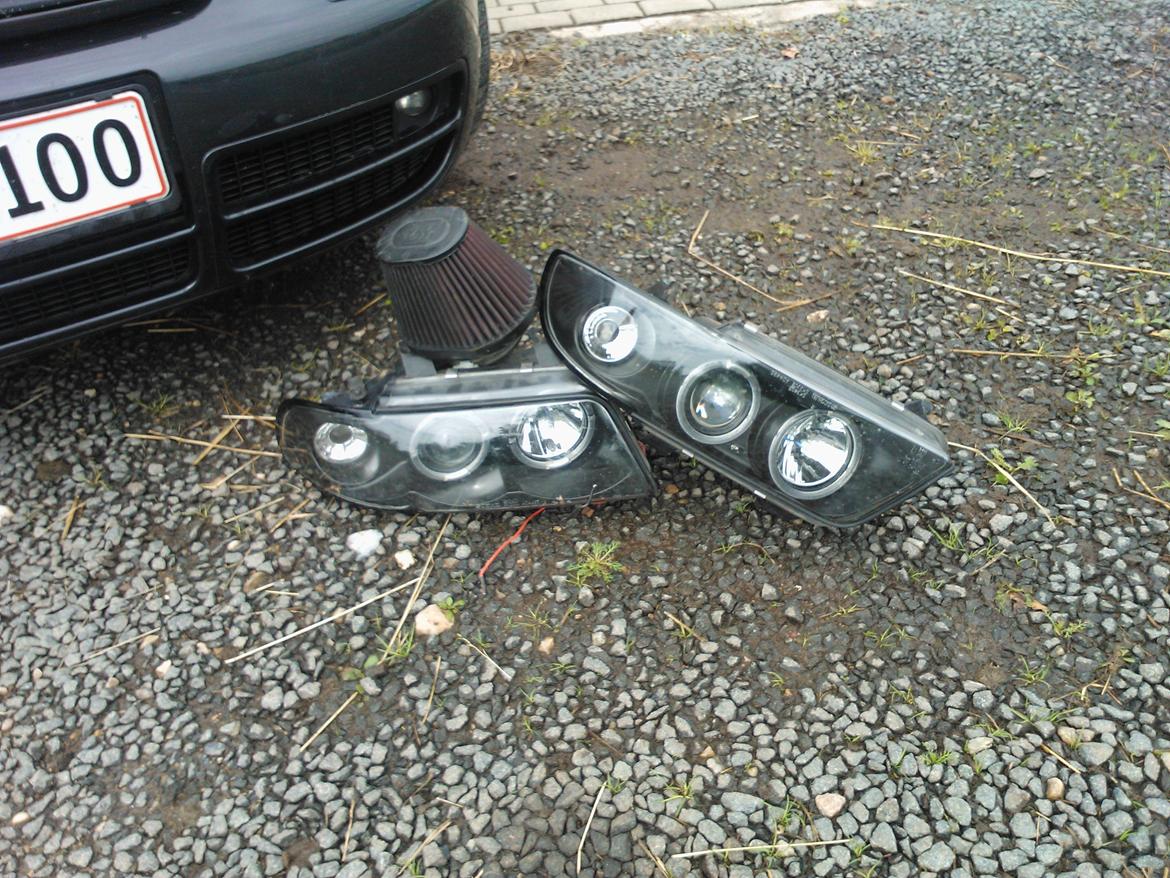 Audi A4 B5 - Solgt - lygter med angleeyes og xenon + K&N-filter medfører billede 20