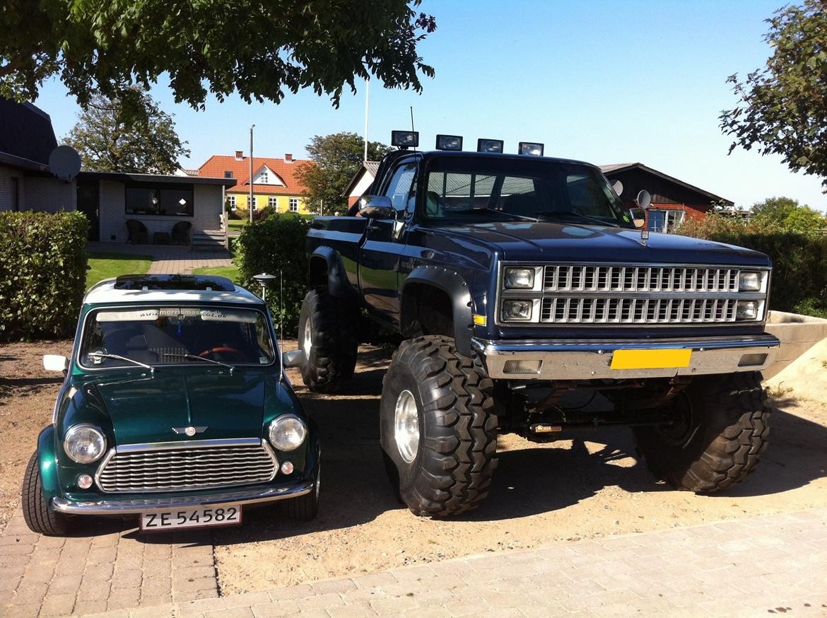 Chevrolet K20 6.2L V8 MONSTER - Med min onkel og mosters Morris Mascot :) billede 7