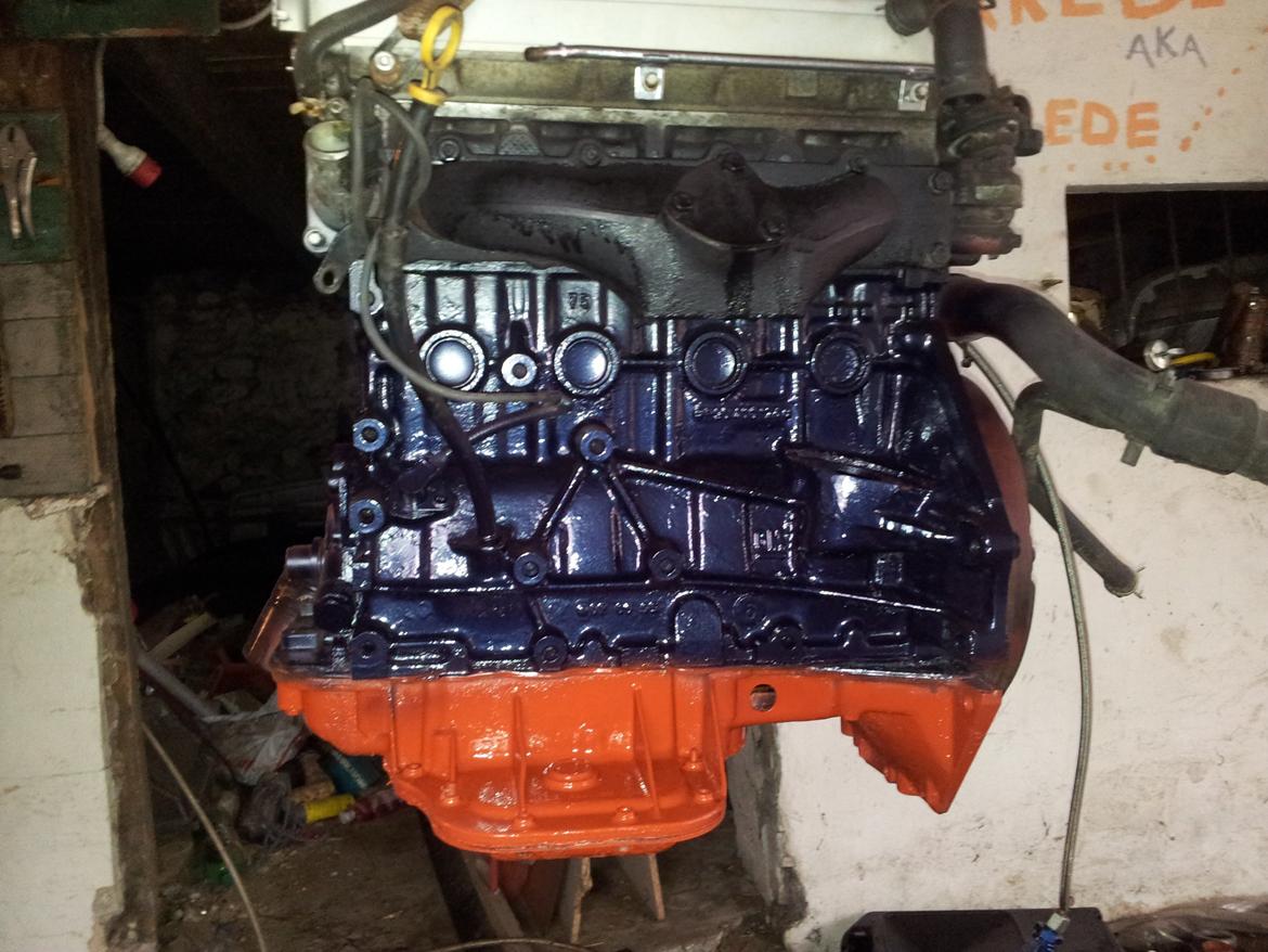 Opel astra g turbo - maling kan gøre meget ved en rusten blok billede 6