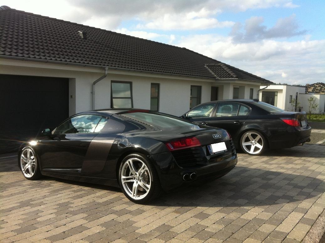 BMW E60 "BLACK" KONEBILEN - Bmw E60 i selskab med Audi R8 ;o) billede 20