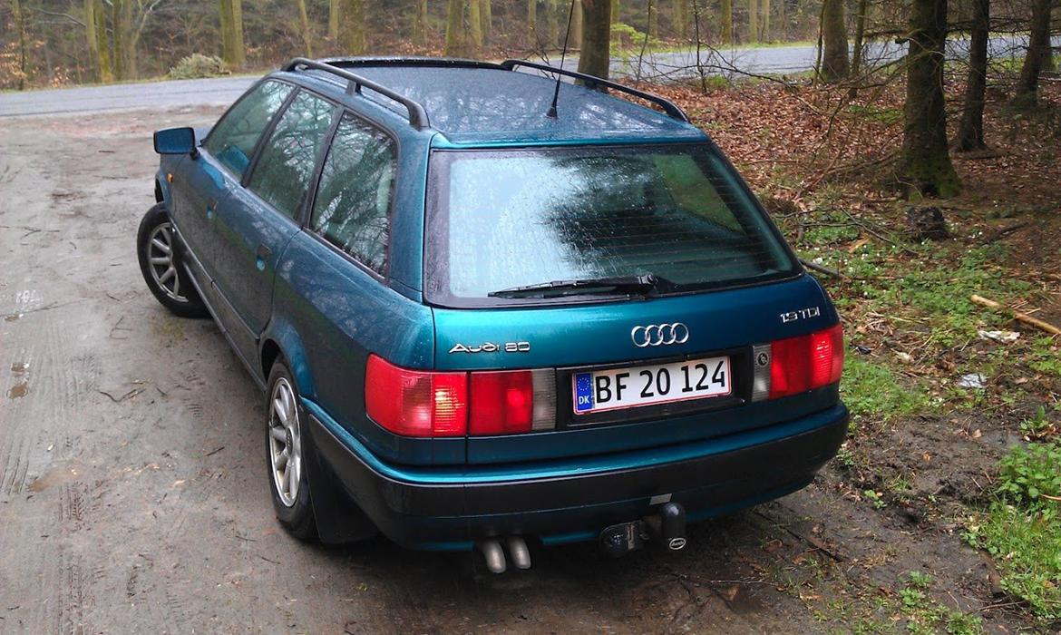 Audi 80 Avant 1,9 TDi - Skovtur i regnvejr billede 6