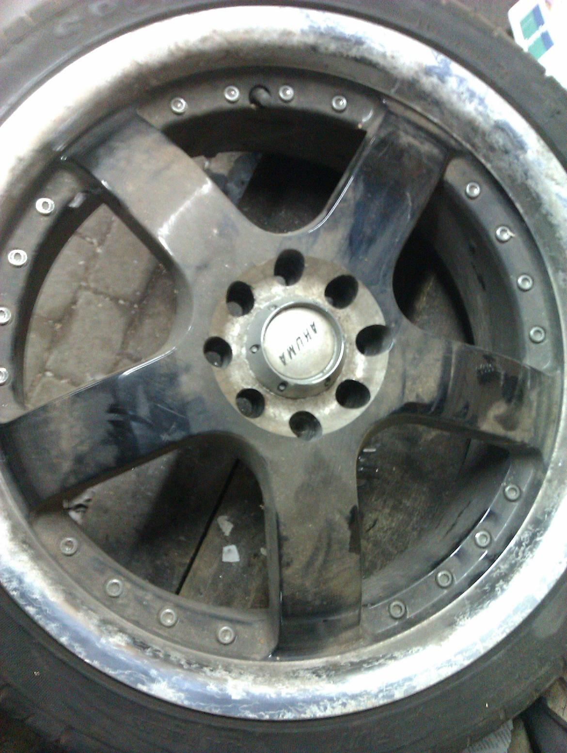 Opel kadett c - gamle hærgede wolfrace fælge der skal males op billede 12