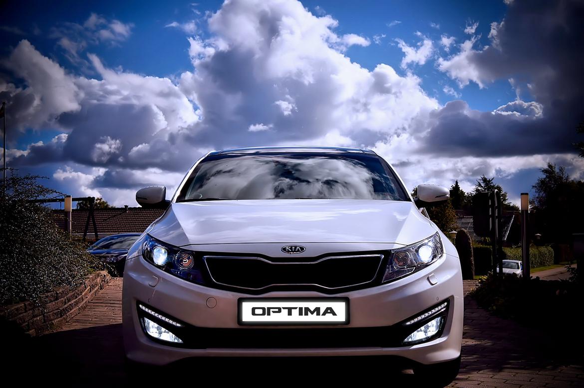 Kia Optima Spirit Automatic (Infinity/Keyless go) - Original XENON/HID 6000K Philips D1S og DRL/LED Daytime kørelys. Kurvelys i siderne, som følger rattet. Tågelygter 6000K med SMD/LED Type 5630 billede 4