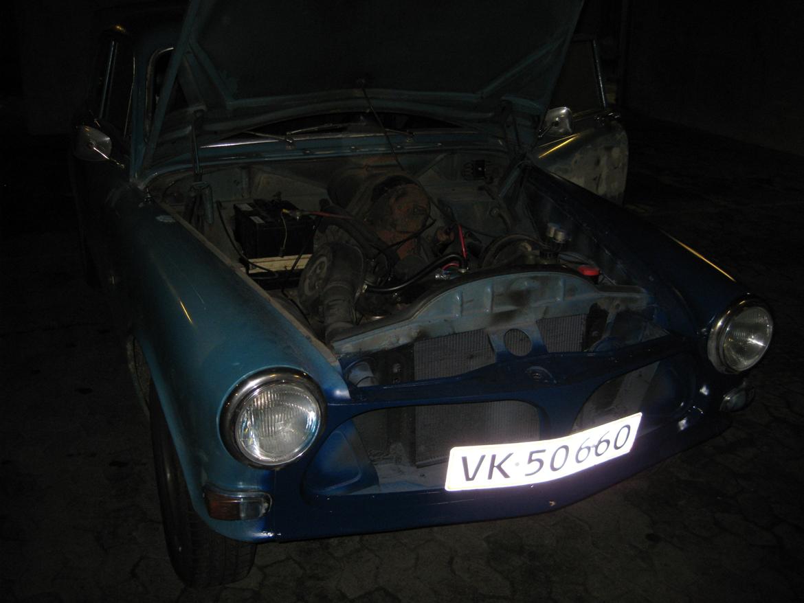 Volvo Amazon Army (er nu rustede bort) - Den dag jeg købte den i en mørk parkeringskælder billede 14