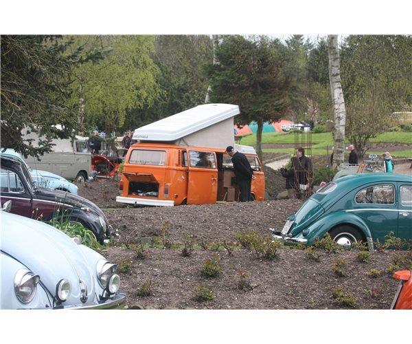 VW t2 camper - udstilling ved åbning af jesperhus 2012 billede 18