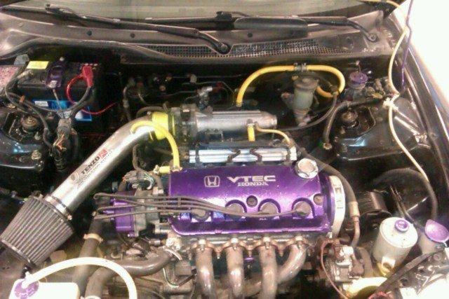 Honda civic crx del sol billede 10