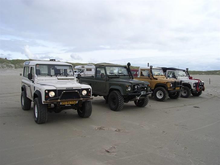 Land Rover Defender 90" - Vejers strand 1/9 2007, en herlig tur med laro folket. billede 3