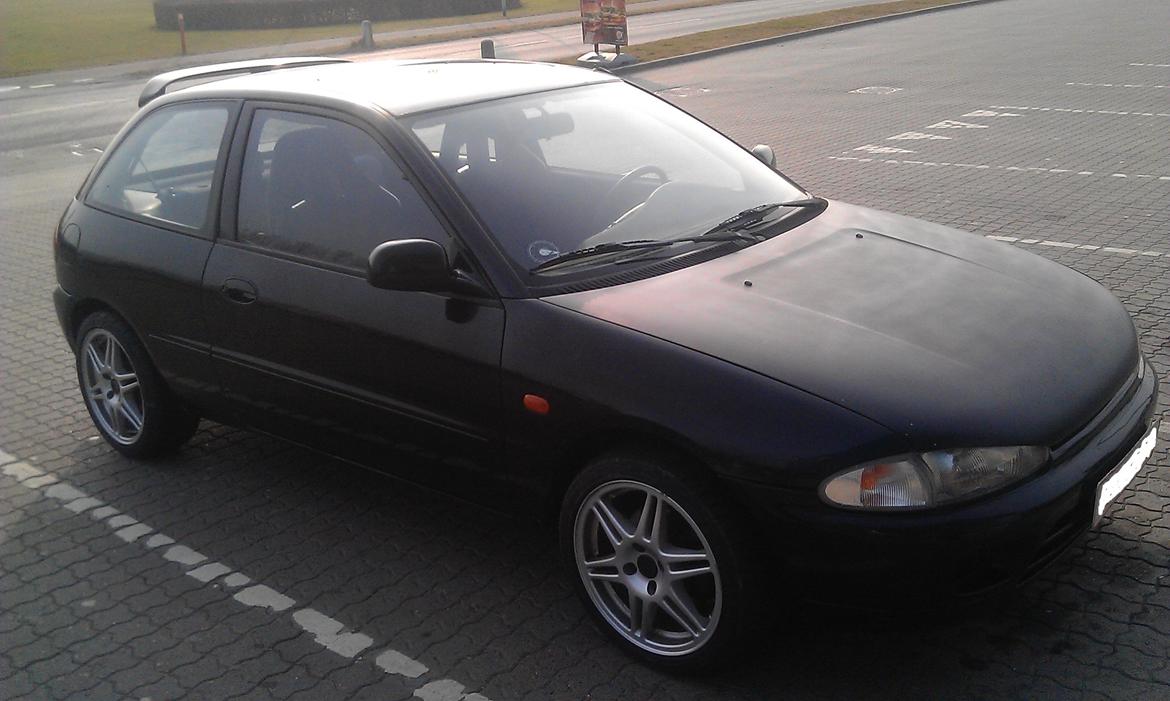 Mitsubishi Colt GTI (BLACK'n'ORANGE) projekt - Den dag jeg købte den :) billede 2