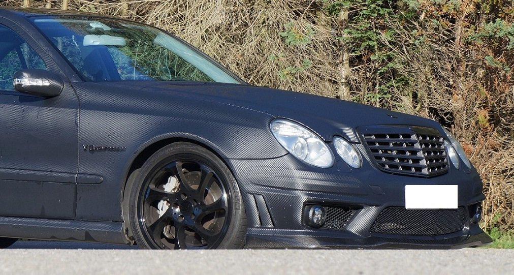 Mercedes Benz E55 AMG Carbon - Underlige farver i lyset.. folk bliver underlige i reaktionen.. billede 18