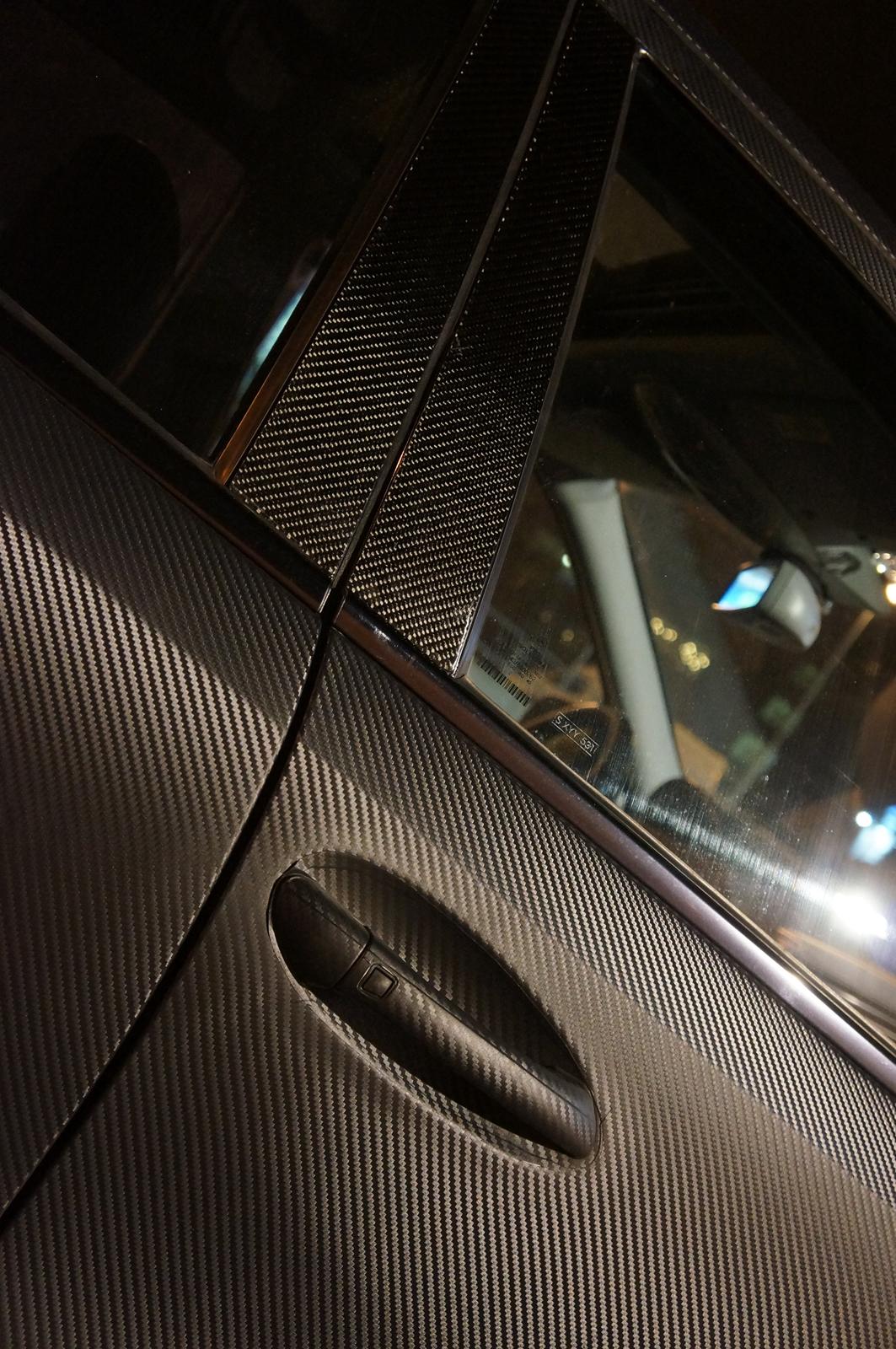 Mercedes Benz E55 AMG Carbon - I mørke ser det også godt ud, giver en rå/ unormal look.. billede 19