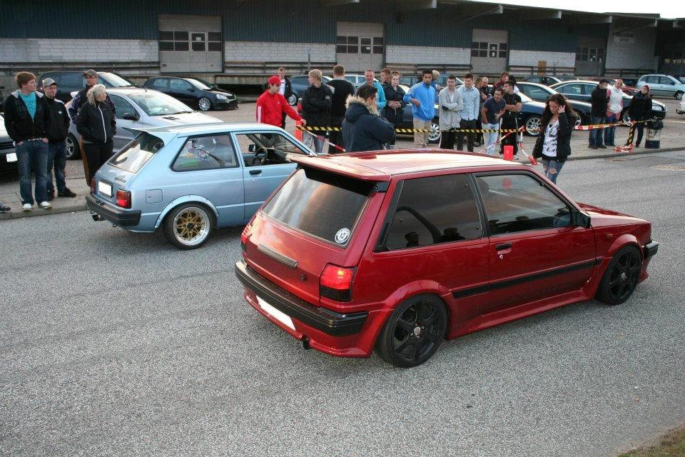 Toyota Starlet Ep71 Sport Turbo Intercooler - A Starlet ved siden af Steffen's rigtig fine Starlet Kp60! billede 4