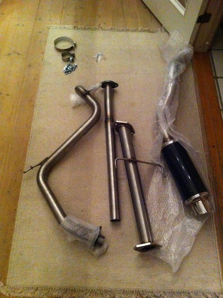 Mazda MX 3 SOLGT - FOX håndlavet udstødningssystem fra Kat og bagud. billede 14