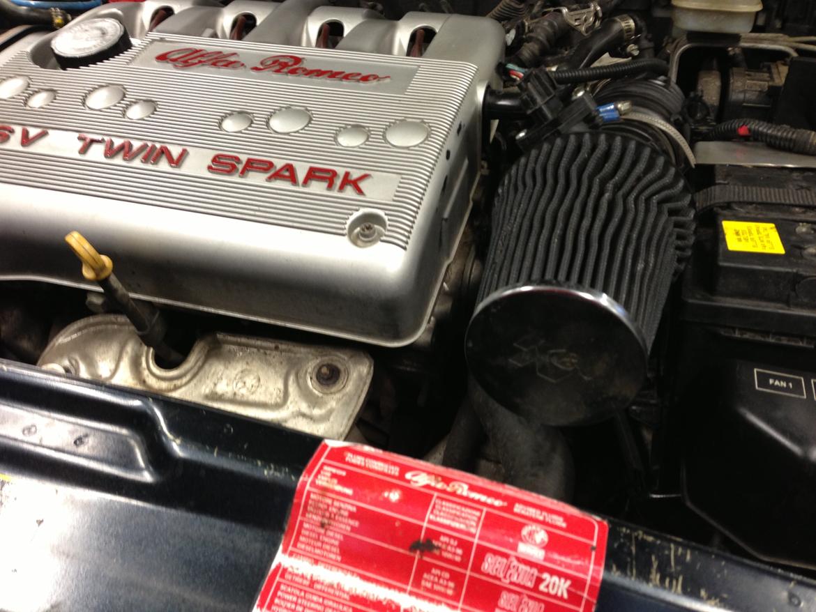 Alfa Romeo 156 2.0 TwinSpark - K&N = Masser af luft  billede 8