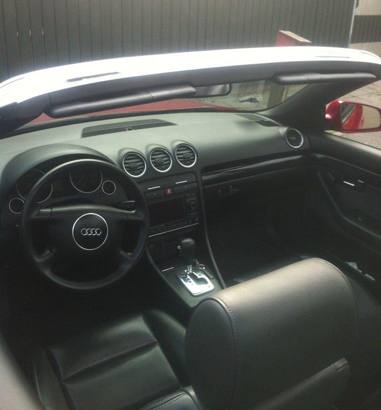 Audi A4 Cabriolet - Et billede af kabinen oppe fra uden taget :-) billede 12