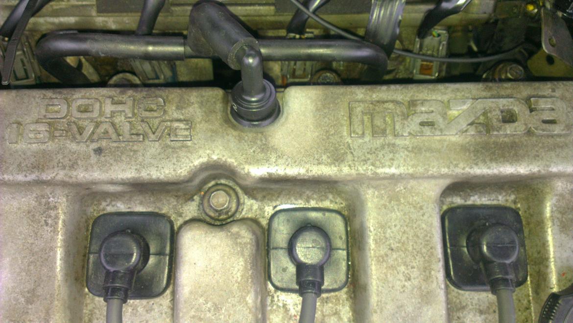 Mazda 626 GF - DOHC 16 VALVE.
Åbenbart vigtigt dengang :) billede 18