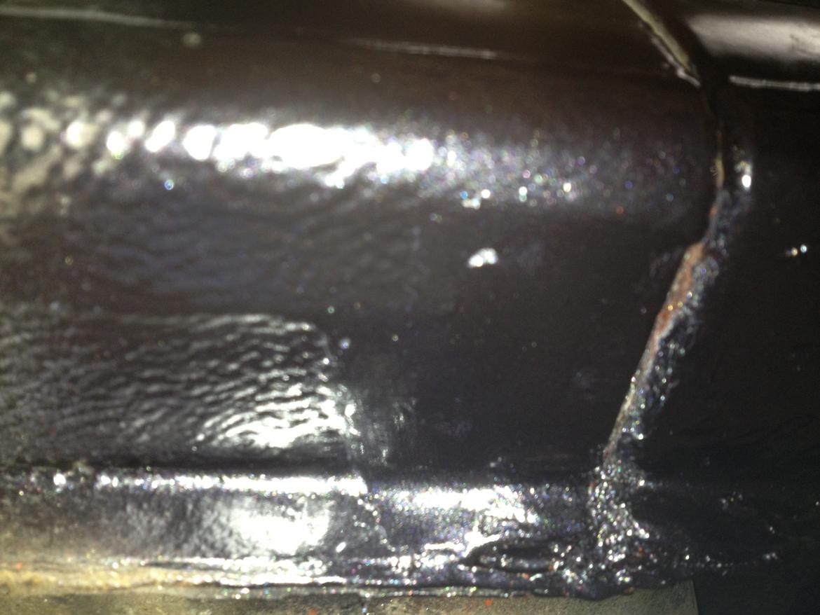 VW Polo 6N - Så blev de to huller i bunden lavet :)  billede 15